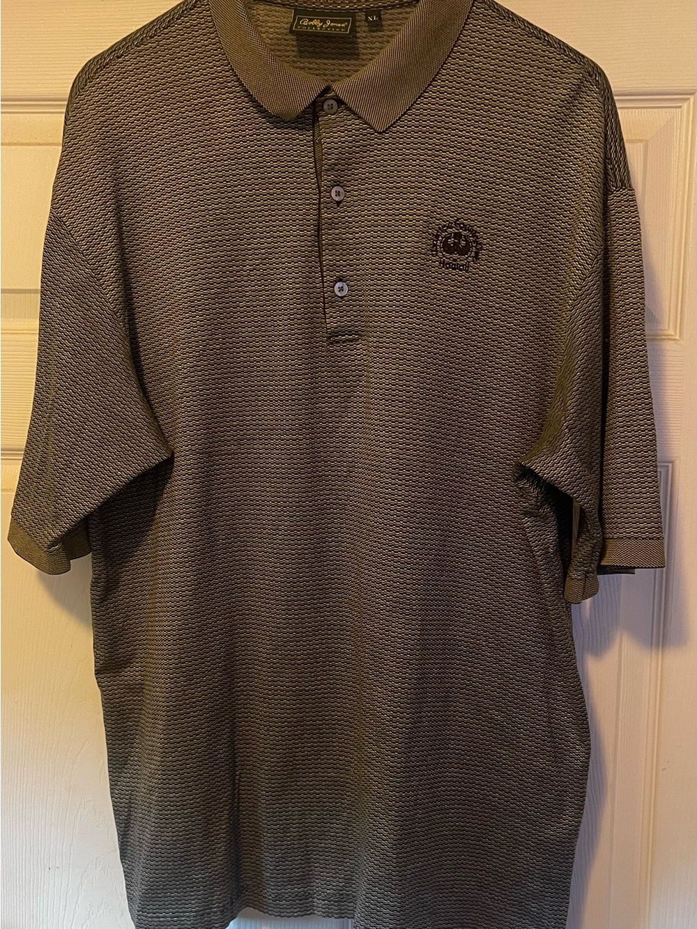 Bobby Jones Men's Olive Green Textured Polo